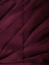 Deep maroon Viscose Silk Saree - PBRATH3E