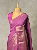 Onion Pink Viscose Silk Saree - PBRATH3D