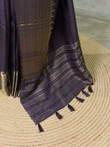 Violet Pure Viscose Silk Saree - PBRATH3A