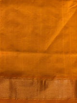 Deep purple and Yellow Handloom silk cotton saree - PBRMH2D