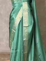 Sage Green Pure Viscose Silk Saree - PBRATH4C