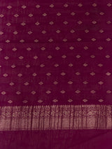 Wine Banarasi georgette Saree - PBRFA1G