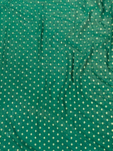 Bottle Green Banarasi georgette Saree - PBRFA1