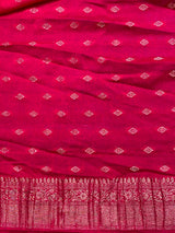Rani Pink Banarasi georgette Saree - PBRFA1B