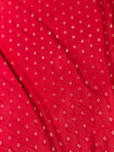 Red Banarasi georgette Saree - PBRFA1D