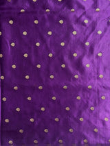 Violet Banarasi Satin silk Saree - PBRMM2G