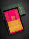 Rani Pink Semi kanchipuram silk saree- PSSRN9