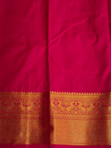 Rani Pink Semi kanchipuram silk saree- PSSRN9
