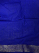 Royal Blue Semi Tusser silk saree- PBRMM3B