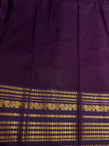 Red and Violet Semi kanchipuram silk saree- PSSRN17