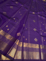 Violet Semi kanchipuram silk saree- PSSRN19