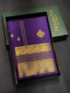 Violet Semi kanchipuram silk saree- PSSRN19