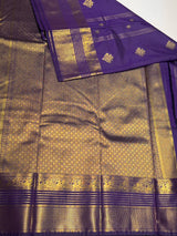 Violet Semi kanchipuram silk saree- PSSRN19
