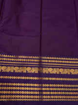 Magenta and violet Semi kanchipuram silk saree- PSSRN26
