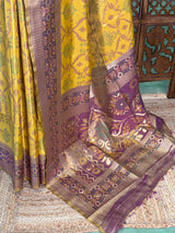 Soft Tissue pochampalli silk Saree - PBRKIV3A