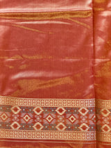 Soft Tissue pochampalli silk Saree - PBRKIV3