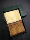 Sandal and brown Semi kanchipuram silk saree- PSSRN31