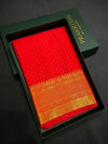 Red Semi kanchipuram silk saree- PSSRN37