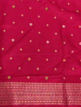 Dark Pink Semi Tusser silk saree- PBRMM4E