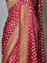 Maroon Satin silk Saree - PBRKIV6G