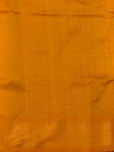 Rani Pink and yellow Handloom silk cotton saree - PBRMH1M