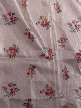 Pastal pink Pure Soft Tissue silksaree - PBRRUPA