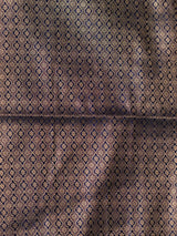 BlueBanarasi mashru katan silk saree - PRAZ8E