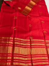 Red Pure Vintage Kanchipuram Silk saree - PPUREN21