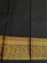 Burned Orange and Green Semi Kanchipuram Silk Saree PSSRN47