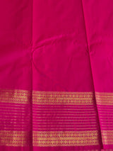 Pink and Rani Pink Semi Kanchipuram Silk Saree PSSRN48