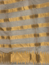 Offwhite chanderi silk cotton saree -MPS47