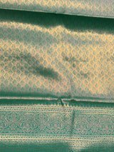 Peacock green Tissue Kanchipuram saree- PBRIDEK20B