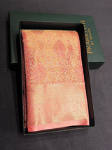 Pink Tissue Kanchipuram saree- PBRIDEK23