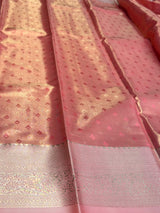 Pink Tissue Kanchipuram saree- PBRIDEK23