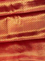 Red Tissue Kanchipuram saree- PBRIDEK20