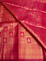 Rani Pink Tissue Kanchipuram saree- PBRIDEK20A