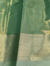 Pastal green Tissue Kanchipuram saree- PBRIDEK23C