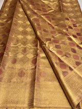 Mauve Pink Tissue Kanchipuram saree- PBRIDEK24A