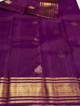 Purple Pure Vintage Kanchipuram Silk saree - PPUREN25