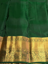 Purple and Green Pure Vintage Kanchipuram Silk saree - PPUREN29