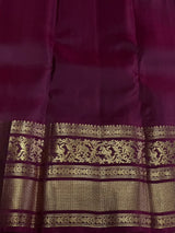 Pink and Maroon Pure Vintage Kanchipuram Silk saree - PPUREN39