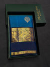 Blue Pure Vintage Kanchipuram Silk saree - PPUREN40