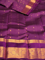 Purple Pure Vintage Kanchipuram Silk saree - PPUREN41