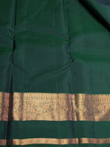 Dark Green Pure Vintage Kanchipuram Silk saree - PPUREN51