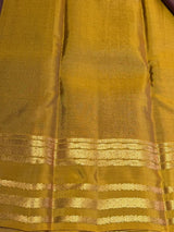 Purple and Olive greenPure Vintage Kanchipuram Silk saree - PPUREN53