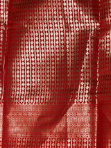 Green and Red Silk saree - PBRZU7C