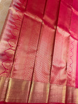 Off white and Red Tissue Kanchipuram saree- PBRIDEK25 A