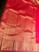 Off white and Red Tissue Kanchipuram saree- PBRIDEK25C