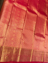 Off white and Red Tissue Kanchipuram saree- PBRIDEK25D