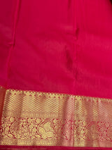 Off white and Red Tissue Kanchipuram saree- PBRIDEK25D